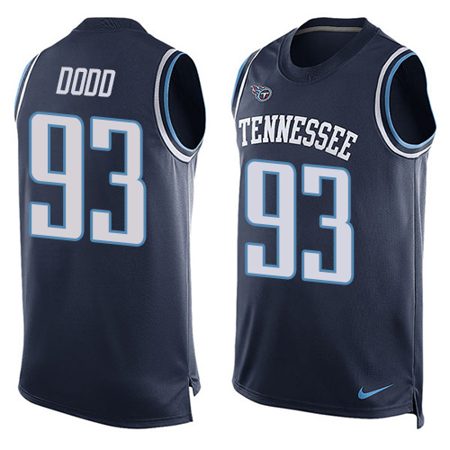 Nike Titans #93 Kevin Dodd Navy Blue Alternate Men's Stitched NFL Limited Tank Top Jersey